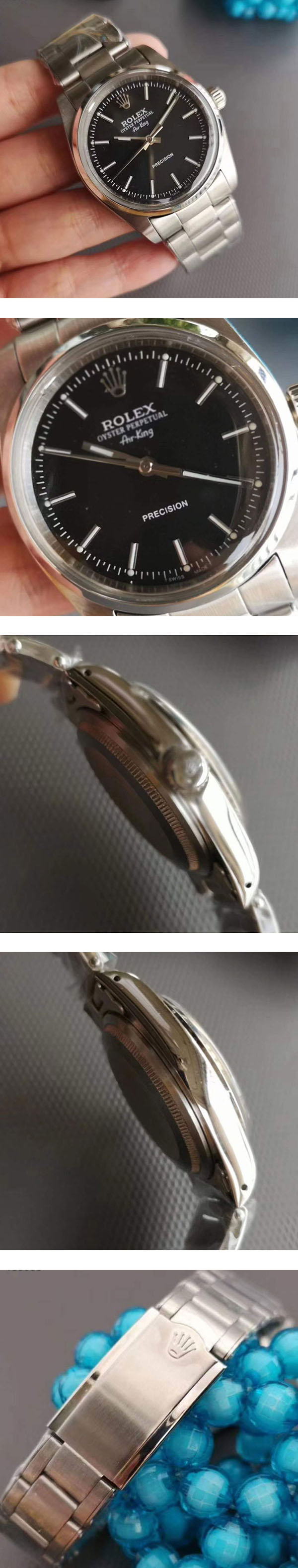 【高級腕時計】ロレックス エアキングコピー14000M、Asian eta 28800振動 (自動巻き)